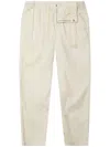 Orlebar Brown Alex Tapered Stretch Linen And Lyocell-blend Drawstring Trousers In Neutrals