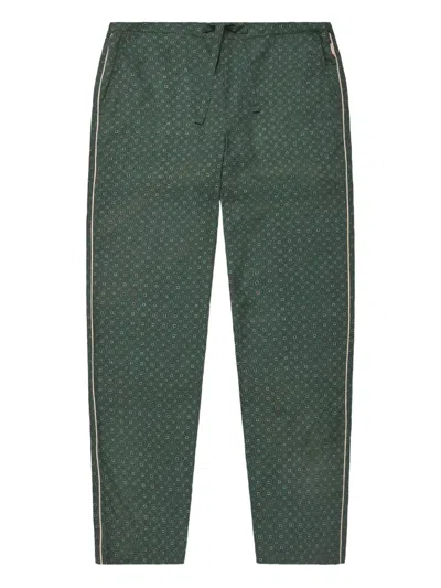 Orlebar Brown Alfred Printed Trousers In Green