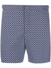 Orlebar Brown All-over Graphic-print Swim Shorts In Blue