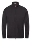 Orlebar Brown Alvaro Merino Zip-up Bomber Jacket In Blue