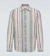 ORLEBAR BROWN BARKLEY STRIPED COTTON SHIRT