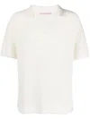 Orlebar Brown Batten Crochet Polo Shirt In Neutrals