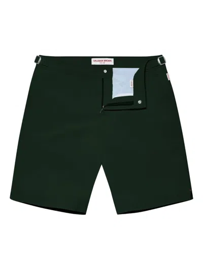 Orlebar Brown Belted Swim Shorts In Green