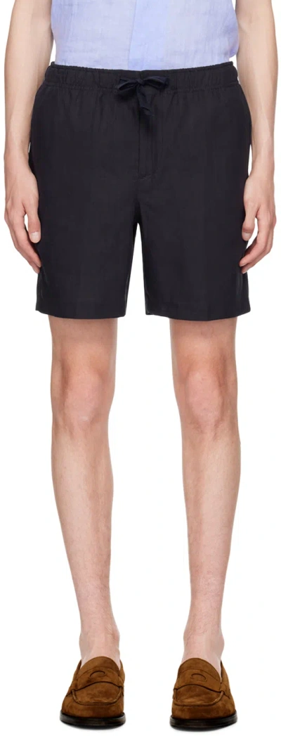 Orlebar Brown Black Alex Shorts In Night Iris