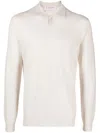 Orlebar Brown Bruno Poloshirt Aus Kaschmir In Nude
