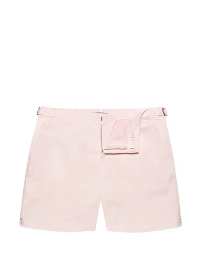 Orlebar Brown Buckle Shorts In Pink
