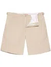 Orlebar Brown Norwich Linen Chai Shorts In Neutrals