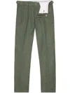 Orlebar Brown Buckle-strap Detailing Trousers In Green