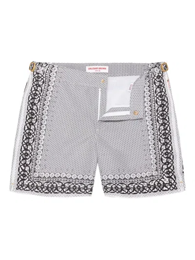 ORLEBAR BROWN BULL DOG PATTERNED SWIM SHORTS