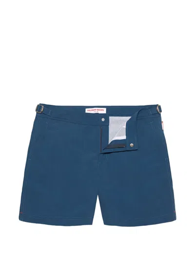 Orlebar Brown Bulldog Buckle Shorts In Blue