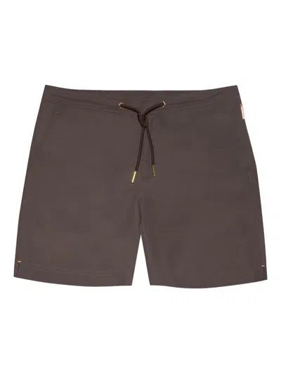 Orlebar Brown Bulldog Drawcord Swim Shorts In Brown