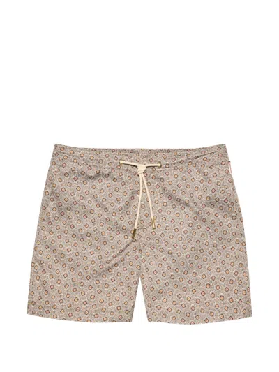 Orlebar Brown Bulldog Drawcord Swim Shorts In Gray