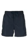 Orlebar Brown Bulldog Logo-patch Swim Shorts In Blue