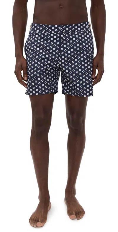Orlebar Brown Bulldog Lumina Swim Shorts 6.25 Night Iris/latte