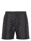 Orlebar Brown Bulldog Mid-length Swim Shorts In Grey