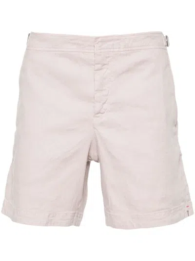 Orlebar Brown Bulldog Mid-rise Bermuda Shorts In Pink