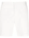 Orlebar Brown Bulldog Mid-rise Chino Shorts In White