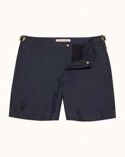 Orlebar Brown Bulldog Mid-length Swim Shorts In Night Iris