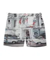 Orlebar Brown Bulldog Photographic Swim Shorts In Gray
