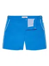 Orlebar Brown Bulldog Piped-trim Swim Shorts In Blue