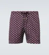 Orlebar Brown Bulldog Straight-leg Mid-length Printed Recycled Swim Shorts