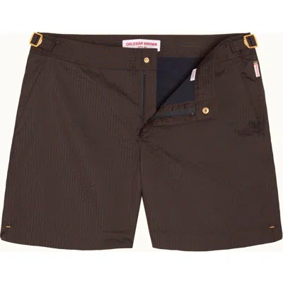Orlebar Brown Bulldog Relaxed-fit Swim Shorts In Espresso