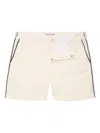 Orlebar Brown Bulldog Side-pockets Swim Shorts In Neutral
