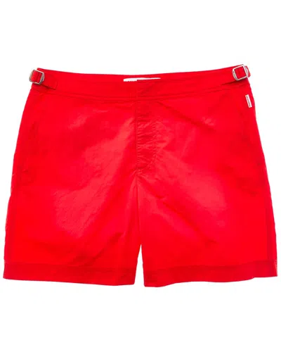 Orlebar Brown Bulldog Solid Swim Short In Red