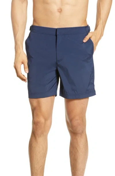 Orlebar Brown Bulldog Sport Swim Trunks In Navy