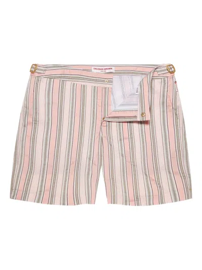 Orlebar Brown Bulldog Striped Shorts In Multi