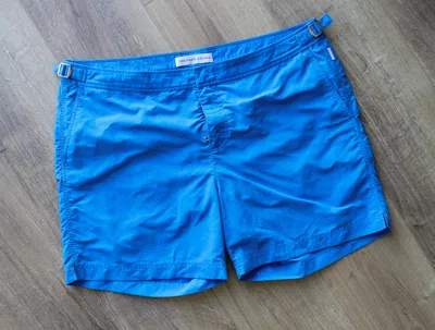 Pre-owned Orlebar Brown Bulldog Swim Shorts In Blue