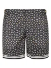 Orlebar Brown Bulldog Printed Swim Shorts In Night Iris