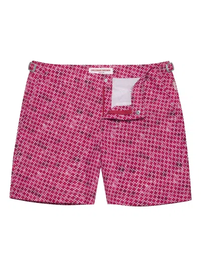 Orlebar Brown Bulldog Swim Shorts In Pink