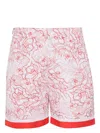 Orlebar Brown Man Swim Trunks Off White Size 34 Polyester In White