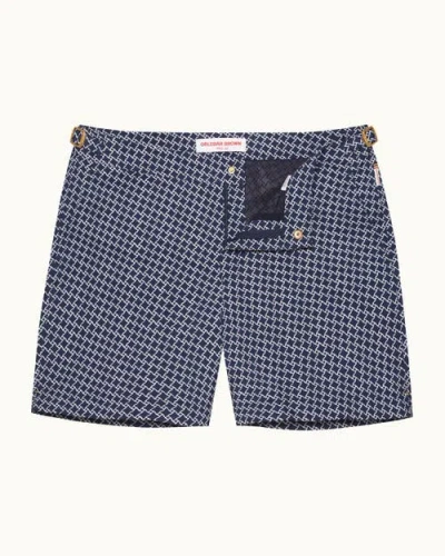 Orlebar Brown Bulldog Tailored-fit Swim Shorts In Night Iris