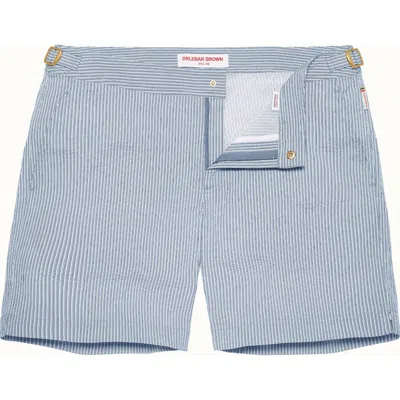 Orlebar Brown Bulldog Tailored-fit Swim Shorts In Wave Blue