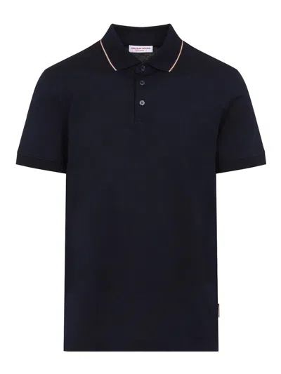 Orlebar Brown Dominic Polo In Brown