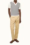 Orlebar Brown Carsyn Cashmere Trousers In Beige In Multi