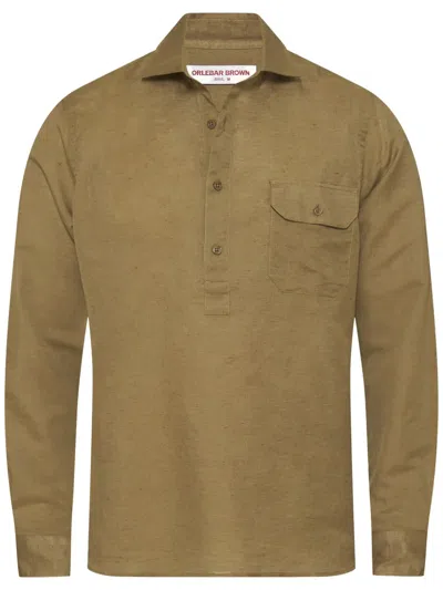 Orlebar Brown Cesare Shirt In Green