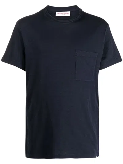 Orlebar Brown Classic Patch-pocket T-shirt In Night Iris