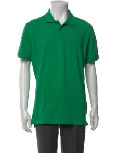 Pre-owned Orlebar Brown Collar Short Sleeve Polo Shirt In Green