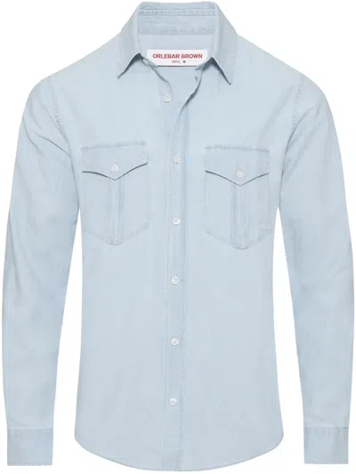 Orlebar Brown Coloburn Shirt In Blue