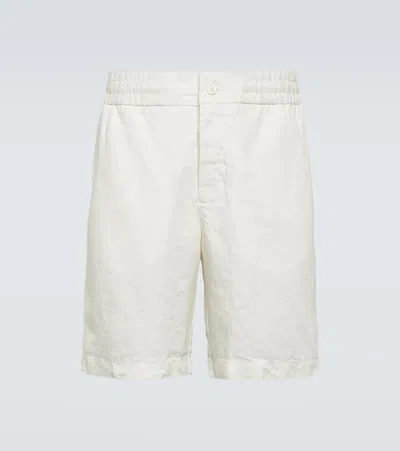 Orlebar Brown Cornell Linen Shorts In Black