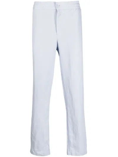 Orlebar Brown Cornell Straight-leg Linen-cotton Trousers In Blue