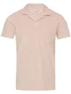 Orlebar Brown Cotton Polo Shirt In Pink