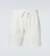 Orlebar Brown Alex Straight-leg Stretch Linen And Lyocell-blend Drawstring Shorts In White