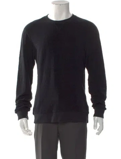 Pre-owned Orlebar Brown Crew Neck Long Sleeve Sweatshirt In Black