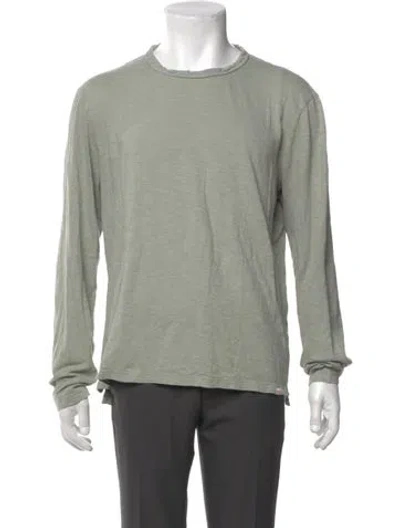 Pre-owned Orlebar Brown Crew Neck Long Sleeve T-shirt In Green