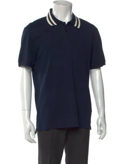 Pre-owned Orlebar Brown Crew Neck Short Sleeve Polo Shirt In Blue