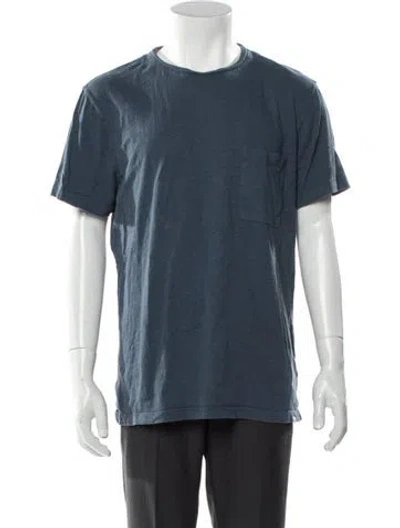 Pre-owned Orlebar Brown Crew Neck Short Sleeve T-shirt In Blue
